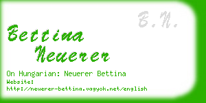bettina neuerer business card